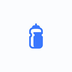 Sport Water Bottle icon vector