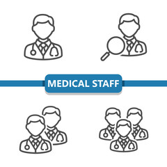 Medical Staff - Doctor Icons