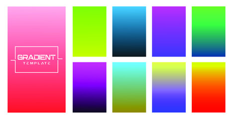 Soft color gradient background. Example for design. Vector background