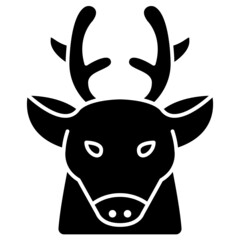 deer solid icon