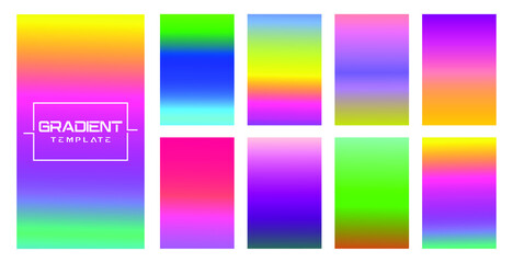 Soft color gradient background. Example for design. Vector background