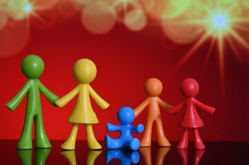 famille foyer parent enfant menage parental mariage divorce fete Noel 