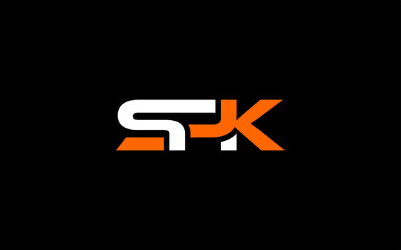 SPK Letter Initial Logo Design Template Vector Illustration