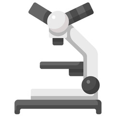 microscope flat icon