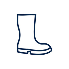 Rubber Boots icon vector illustration. Creative sign from rubber boots icons collection. Filled flat Rubber Boots icon for computer and mobile. Symbol, logo vector graphics.