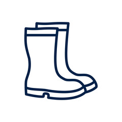 Rubber Boots icon vector illustration. Creative sign from rubber boots icons collection. Filled flat Rubber Boots icon for computer and mobile. Symbol, logo vector graphics.