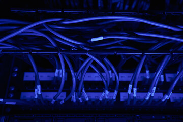 Structured cabling used in data center network equipment