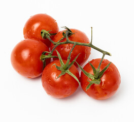 Tomato's on white background