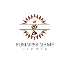 coffee bean icon vector