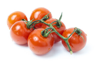 Tomato's on white background