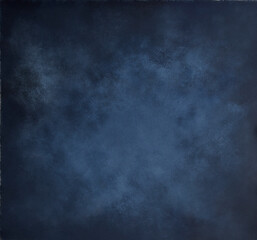 Dark blue handpainted background with vignetting	