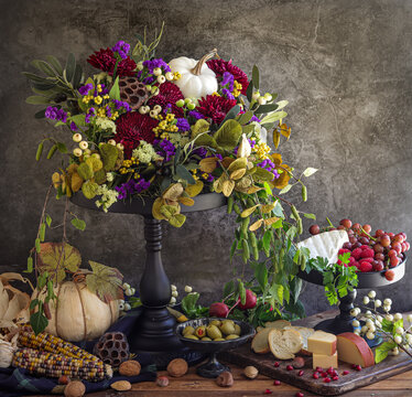 Fall Charcuterie Full Display