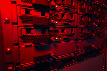 Upgraded data storage device in colocation center
