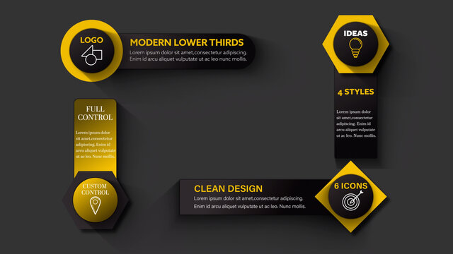 Dark Modern Lower Third