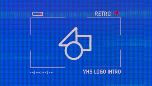 Retro VHS Logo Intro