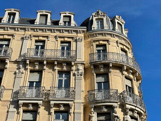 Fototapeta premium facade immeuble gros plan