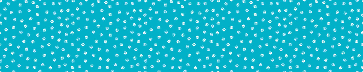 Seamless pattern with cute dog paws © FRESH TAKE DESIGN
