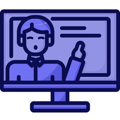 teacher Two Tone icon