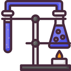 experiment line icon