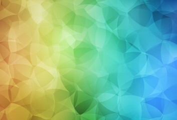 Obraz premium Light Blue, Yellow vector low poly background.