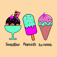 ice cream set