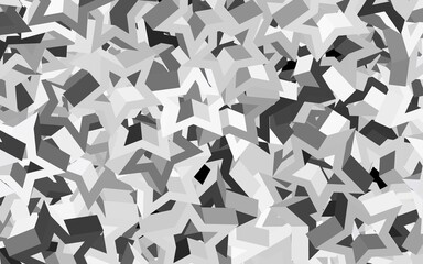Dark Gray vector pattern with polygonal style.