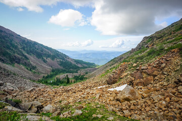 Fabulous nature in the Siberian Sayan Mountains