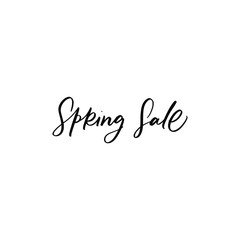 SPRING SALE. PRICE HAND LETTERING