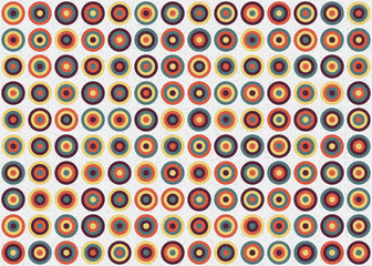 Abstract Geometric Pattern generative computational art illustration