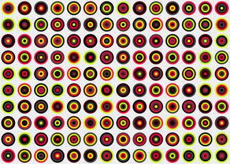 Abstract Geometric Pattern generative computational art illustration