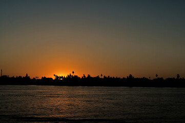 Coucher de soleil Egyptien