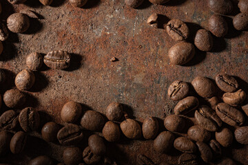 Still life coffee- dark food photo