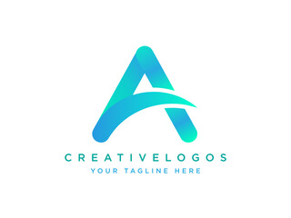 Alphabets A Logo, Letter A Logo, Initials A Logo, Neon Logo, Letters A Logo, Initials A Logo, Premium Business Logo Template Vector, eCommerce Logo template Vector