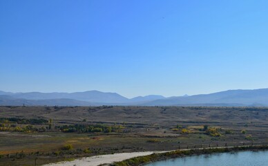 landscape with mountains