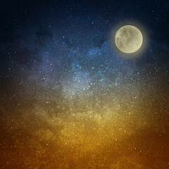 Night sky with stars as background. Universe