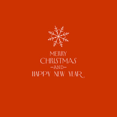 Merry Christmas and Happpy New Year. Abstract calligraphic pattern. Typography pattern. Design for card, poster, banner, label, print.