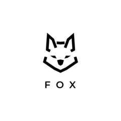 head fox, wolves vector and logo design