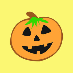 Halloween pumpkin face