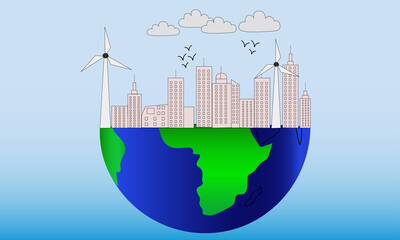 Going green. Save the planet. Recycle