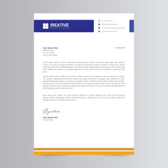 Clean and Creative Letterhead Template