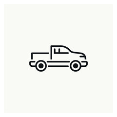 Fototapeta na wymiar Truck Car Vehicle icon vector