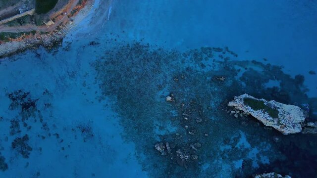 binigaus menorca playa drone