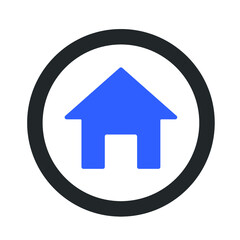 home icon blue