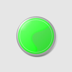 Green Button Icon