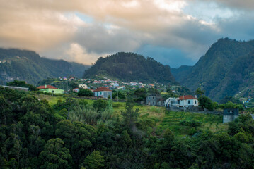 Fototapeta premium Landscape of Porto da Cruz - Madeira, Portugal