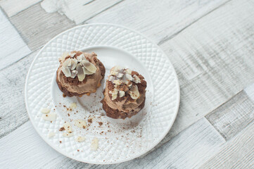 cupcakes, sweets on the table