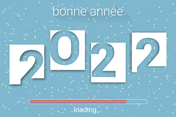 2022 - Bonne année - happy new year - coeur