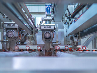 glass factory equipment. automated factory machine details