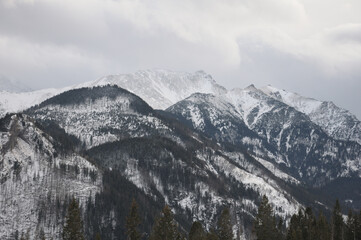 Tatra mountains in winter, Europe