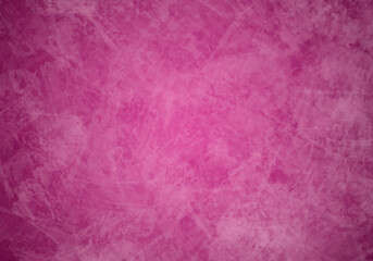 Fondo decorativo rosa de pared manchada.